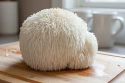 Lion's Mane mushrooms used for species cultivation comparison